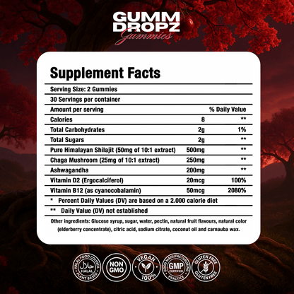 Gumm Dropz® – Black Cherry Gummies - ALL IN ONE 🍒 - GUMM DROPZ®