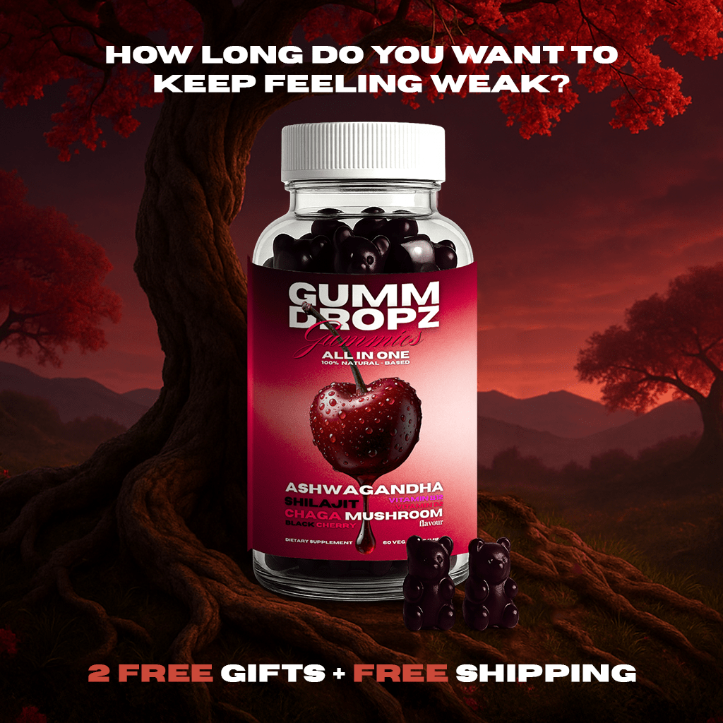 Gumm Dropz® – Black Cherry Gummies - ALL IN ONE 🍒 - GUMM DROPZ®